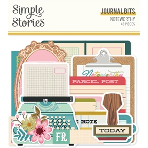Picture of Simple Stories Journal Bits - Noteworthy, 43pcs