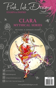 Picture of Pink Ink Designs Mythical Creatures Clear Stamps Σετ Διάφανων Σφραγίδων A5 - Clara, 10τεμ.