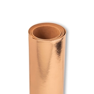 Picture of Sizzix Surfacez Texture Roll Μεταλλικό Πλενόμενο Χαρτί 12" x 48" - Rose Gold