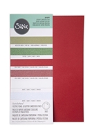 Εικόνα του Sizzix Surfacez Cardstock Sheets A4 Χαρτόνι Μονόχρωμο - Festive Pearl & Glitter, 60τεμ.