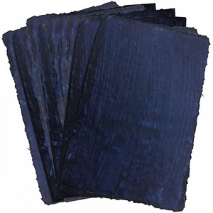 Picture of Lamali Χειροποίητο Χαρτί 100% Βαμβάκι 24 x 36cm - Indigo, 10 φύλλα