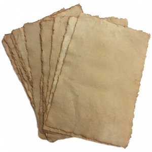 Picture of Lamali Χειροποίητο Χαρτί 100% Βαμβάκι 24 x 36cm - Tea, 10 φυλλα