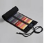 Picture of Canvas Roll Up Pencil Case - Black, 24 slots