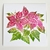 Picture of Crafter's Workshop Template Στένσιλ 6"X6" - Poinsettia 