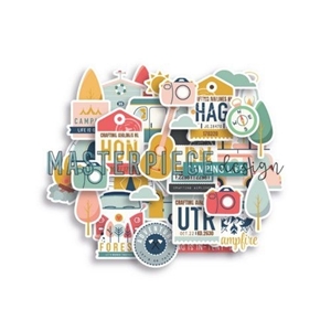 Picture of Masterpiece Design Die Cuts - Summer Things, Travel, 40pcs