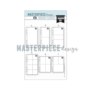 Picture of Masterpiece Design Memory Planner Pocket Page Sleeves - Θήκες Φωτογραφιών 4"x8", Variety, 12τεμ.