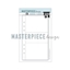 Picture of Masterpiece Design Memory Planner Pocket Page Sleeves 4"x8" - Design C, 10pcs