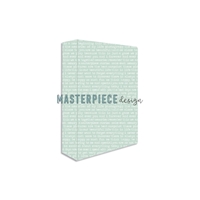 Picture of Masterpiece Design Memory Planner 6-Binder Album - Turquoise Text, 6" x 8" 