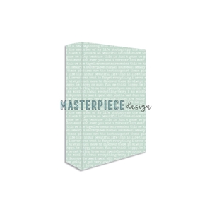 Picture of Masterpiece Design Memory Planner Άλμπουμ με κρίκους - Turquoise Text, 6" x 8"