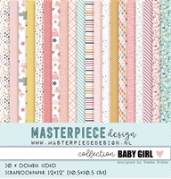 Εικόνα του Masterpiece Design Συλλογή Χαρτιών Scrapbooking Διπλής Όψης 12"X12" - Baby Girl 