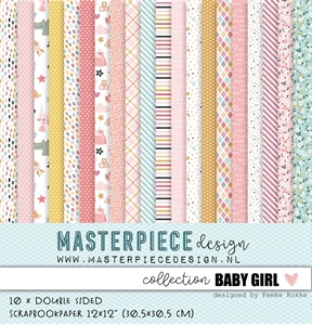 Picture of Masterpiece Design Συλλογή Χαρτιών Scrapbooking Διπλής Όψης 12"X12" - Baby Girl 