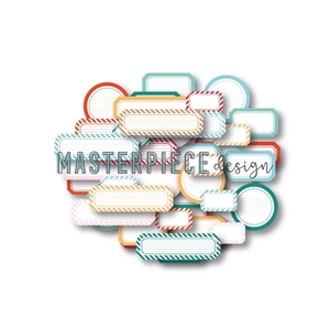 Picture of Masterpiece Design Ephemera - 31 Days, Label Mix, 40pcs