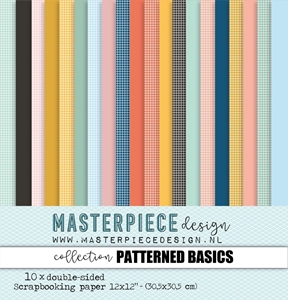 Picture of Masterpiece Design Συλλογή Χαρτιών Scrapbooking Διπλής Όψης 12"X12" - Patterned Basics