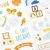 Picture of American Crafts Stickers - Hello Little Boy, Gold Foil, 91pcs