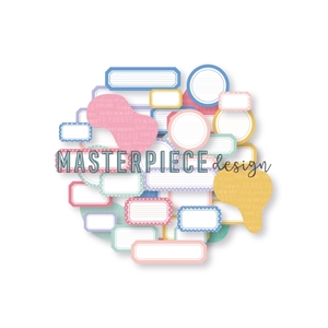Picture of Masterpiece Design Die-cuts - Timeless Memories, Label Mix, 40pcs