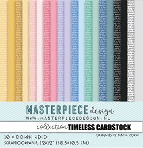 Picture of Masterpiece Design Συλλογή Χαρτιών Scrapbooking Διπλής Όψης 12"X12" - Timeless Cardstock