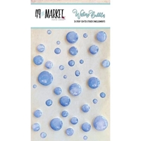 Εικόνα του 49 And Market Wishing Bubbles Τρισδιάστατα Εποξικά Αυτοκόλλητα- Blueberry