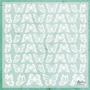 Picture of Mintay Papers Διακοσμητικό Φύλλο Vellum 12"x12" - Butterflies