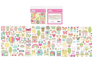 Picture of Doodlebug Design Διακοσμητικά Εφήμερα - Hello Again, Odds & Ends, 160τεμ.