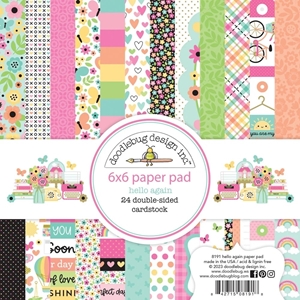 Picture of Doodlebug Design Paper Pad 6"x6" - Hello Again 