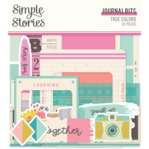 Picture of Simple Stories Διακοσμητικά Εφήμερα Journal Bits - True Colors, 32τεμ.