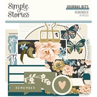 Εικόνα του Simple Stories Διακοσμητικά Εφήμερα Journal Bits & Pieces - Remember, 26τεμ.