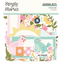 Εικόνα του Simple Stories Διακοσμητικά Εφήμερα Journal Bits & Pieces - Fresh Air, 27τεμ.