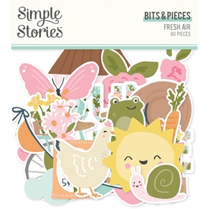 Picture of Simple Stories Διακοσμητικά Εφήμερα Bits & Pieces - Fresh Air, 60τεμ.