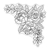 Picture of Crafter's Companion Clear Stamp - Floral Elegance, Blossoming Corner