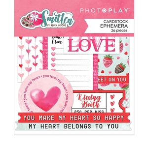 Picture of Photoplay Διακοσμητικά Cardstock Εφήμερα - Smitten, 26τεμ.