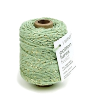 Εικόνα του Vivant Cotton Lurex Cord Στριμμένο Νήμα - Nile/Light Olive, 50m