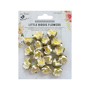 Picture of Little Birdie Butter Cup Paper Flowers - Moonlit, 18pcs