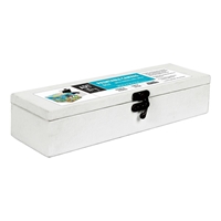 Εικόνα του Little Birdie Customizable Canvas & MDF Box With Latch  - Ξύλινο Κουτί MDF με Επένδυση με Καμβά 10" x 3" x 2" 