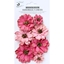 Picture of Little Birdie Galina Paper Flowers - Precious Pink, 7pcs