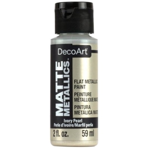 Picture of DecoArt Acrylic Matte Metallics - Ivory Pearl