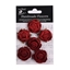Picture of Little Birdie English Roses Paper Flowers - Cardinal Red, 6pcs