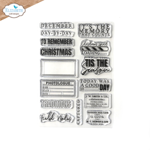 Picture of  Elizabeth Craft Designs Planner Essentials Clear Stamps - Field Notes, 15pcs