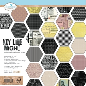 Picture of Elizabeth Craft Designs Double-Sided Cardstock Pack 12"X12" - From The Past, Key Lime Night