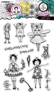 Picture of Studio Light Art By Marlene Signature Collection Clear Stamps - Fancy Girls, 12pcs