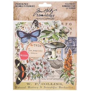Picture of Tim Holtz Idea-Ology Διακοσμητικά Ephemera Pack - Field Notes, 134τεμ.