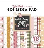 Εικόνα του Echo Park Mega Μπλοκ Scrapbooking Διπλής Όψης 6"X6" - Special Delivery Baby Girl