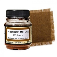 Εικόνα του Jacquard Procion MX Fiber Reactive Cold Water Dye Βαφή για Ύφασμα - Bronze
