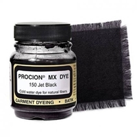 Εικόνα του Jacquard Procion MX Fiber Reactive Cold Water Dye Βαφή για Ύφασμα - Jet Black