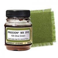 Εικόνα του Jacquard Procion MX Fiber Reactive Cold Water Dye Βαφή για Ύφασμα - Olive Green