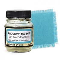 Εικόνα του Jacquard Procion MX Fiber Reactive Cold Water Dye Βαφή για Ύφασμα - Robin's Egg Blue