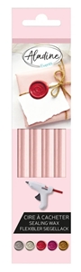 Picture of Aladine Wax Sticks - Powder Pink, 4pcs