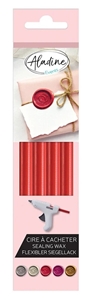 Picture of Aladine Wax Sticks Ράβδοι Κεριού (Βουλοκέρι) - Red, 4τεμ.