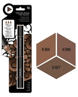 Εικόνα του Spectrum Noir Triblend Markers Μαρκαδόρος Οινοπνεύματος 3 σε 1 - Earth Brown Shade (EB5 EB6 EB7)
