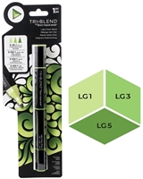 Εικόνα του Spectrum Noir Triblend Markers Μαρκαδόρος Οινοπνεύματος 3 σε 1 - Light Green Blend (LG1 LG3 LG5)