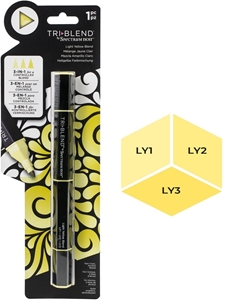 Picture of Spectrum Noir Triblend Markers Μαρκαδόρος Οινοπνεύματος 3 σε 1 - Light Yellow Blend (LY1 LY2 LY3)